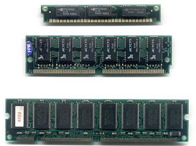 Module ของ RAM ชนิดต่างๆ
